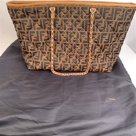 fendi shopper roll bag